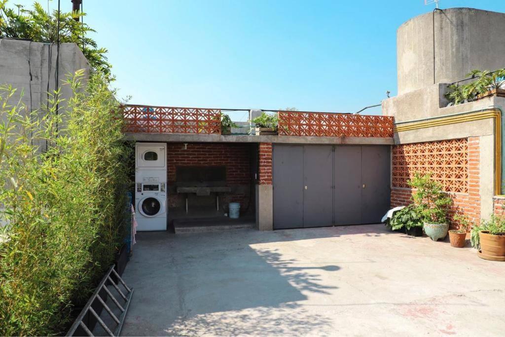 New Mex Inspired Bo-Ho Chic Apartment With Private Patio And Roof Terrace 멕시코 시 외부 사진
