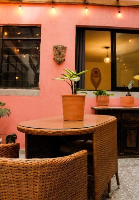New Mex Inspired Bo-Ho Chic Apartment With Private Patio And Roof Terrace 멕시코 시 외부 사진