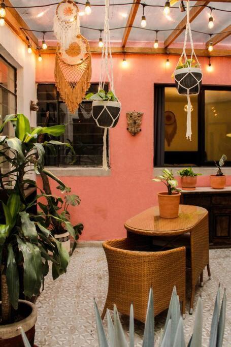 New Mex Inspired Bo-Ho Chic Apartment With Private Patio And Roof Terrace 멕시코 시 외부 사진